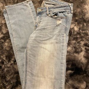 Hollister whitewash jeans